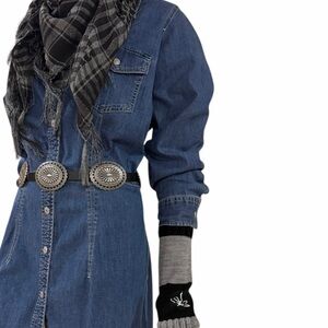 Dragonfly Black Gray Knitted Arm Warmers Fingerless Gloves NWT